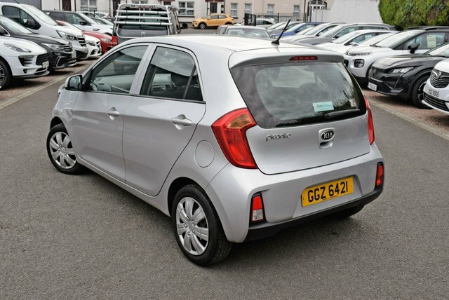 Kia Picanto 1.0 1 Air Hatchback Euro 6 65 B Silver #6