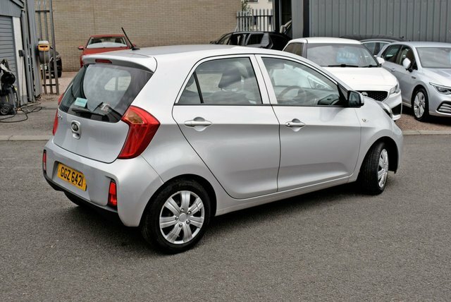 Kia Picanto 1.0 1 Air Hatchback Euro 6 65 B Silver #4
