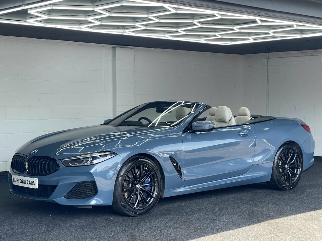 BMW 8 Series 840D Xdrive Blue #2