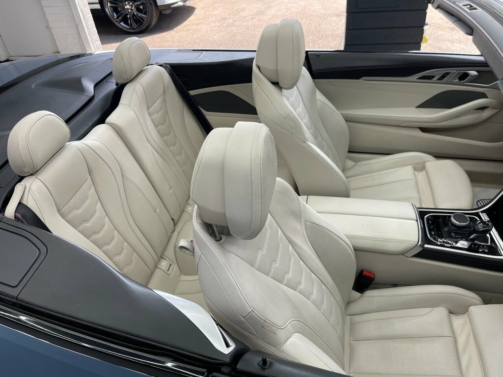 BMW 8 Series 840D Xdrive Blue #4