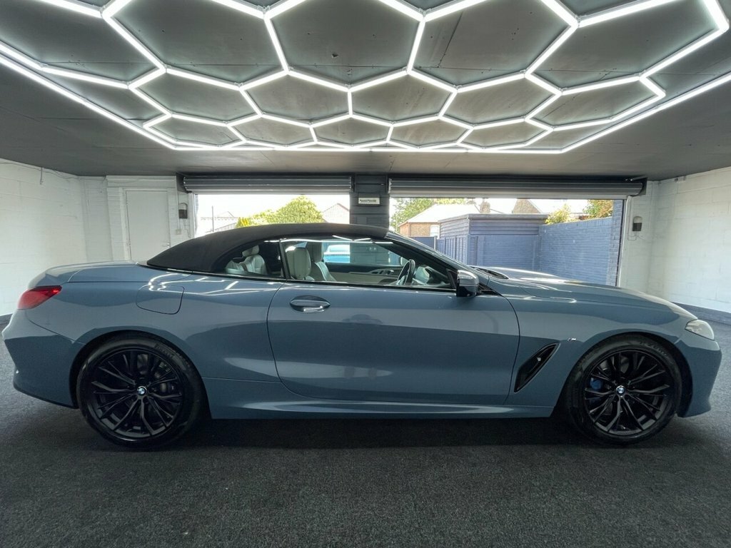 BMW 8 Series 840D Xdrive Blue #3