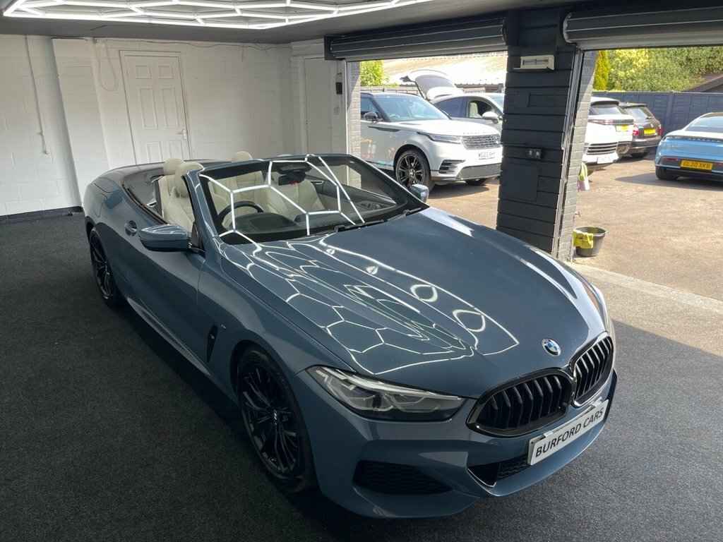 BMW 8 Series 840D Xdrive Blue #5