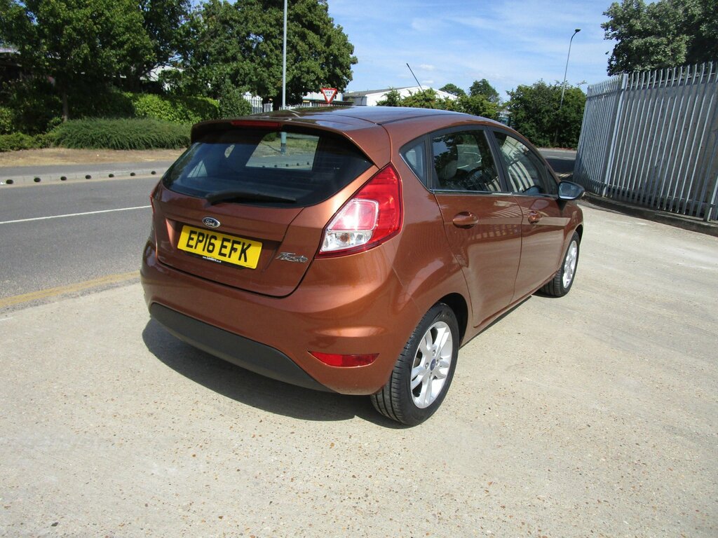Ford Fiesta 1.25 Zetec Hatchback Euro 6 82 Brown #4