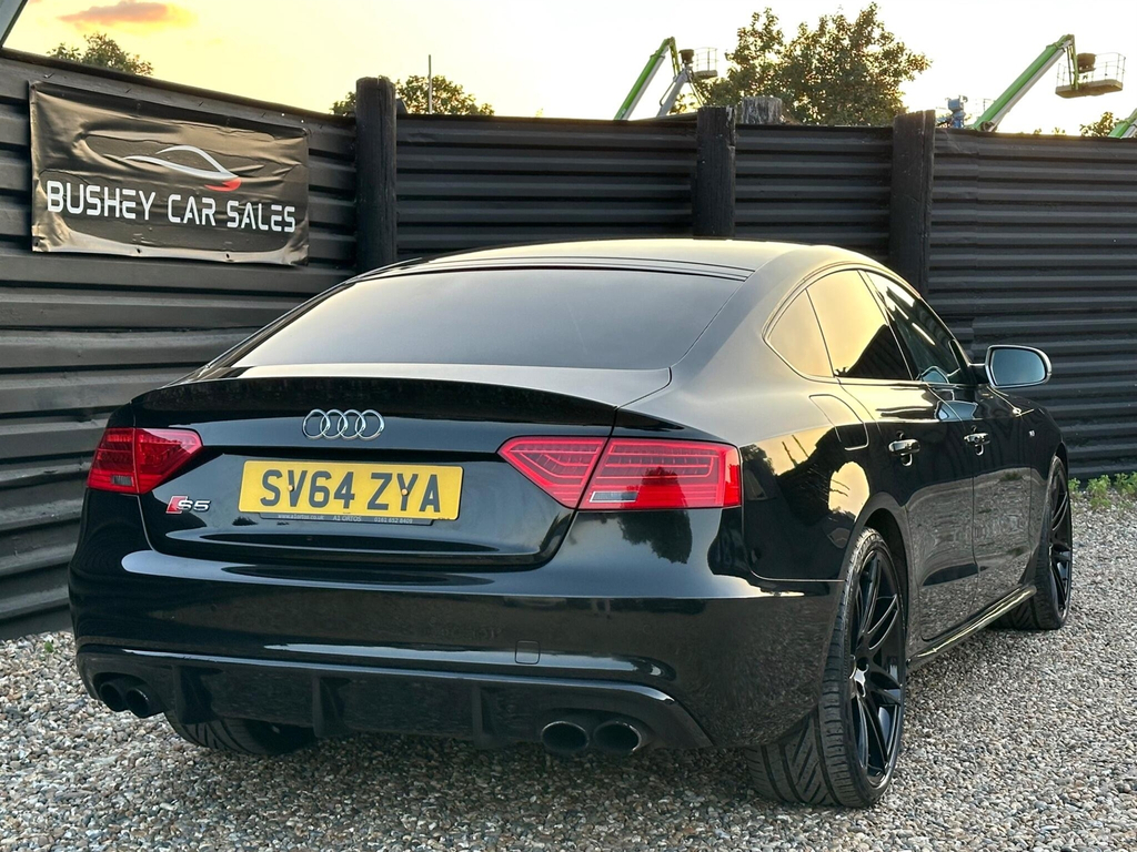 Audi S5 3.0 Tfsi V6 Black Edition S Tronic Quattro White #11