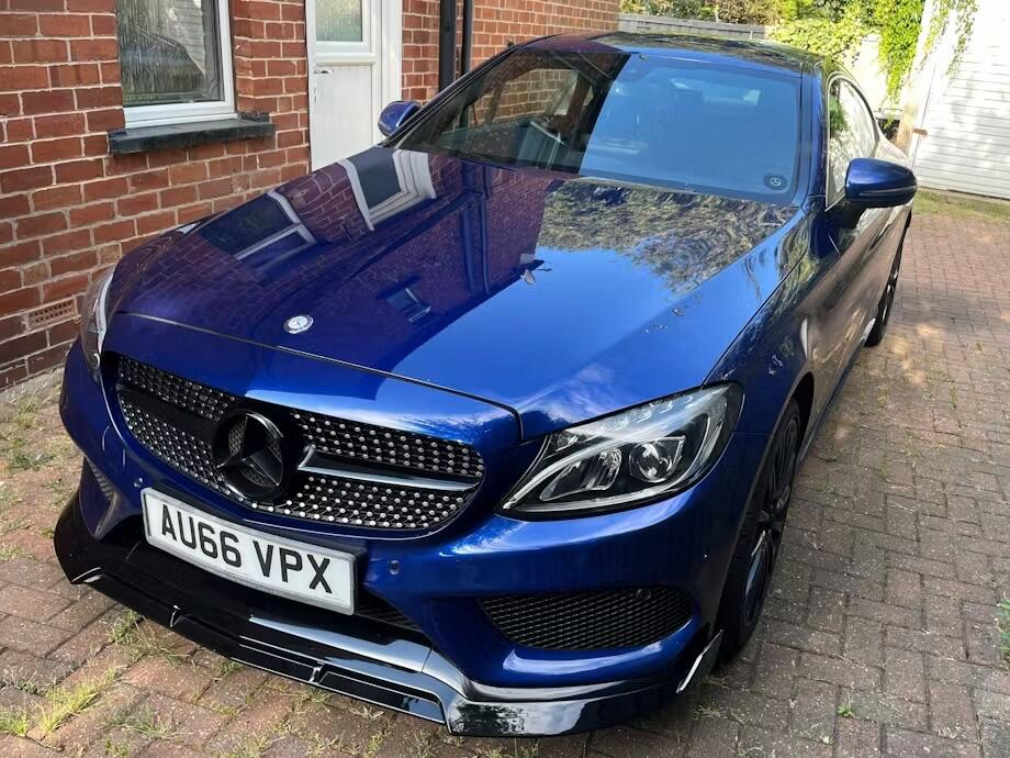 Mercedes-Benz C Class C350 E Sport 4-Door Blue #1
