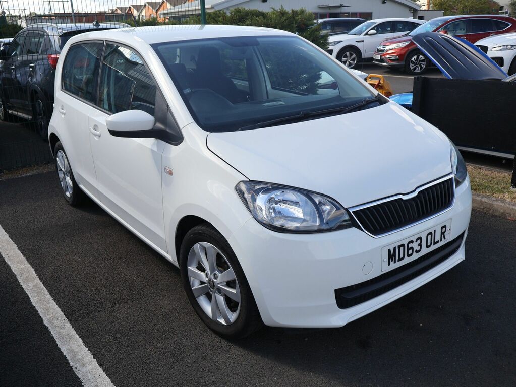 Skoda Citigo 2014 1.0 Mpi Greentech Elegance Hatchback Petr White