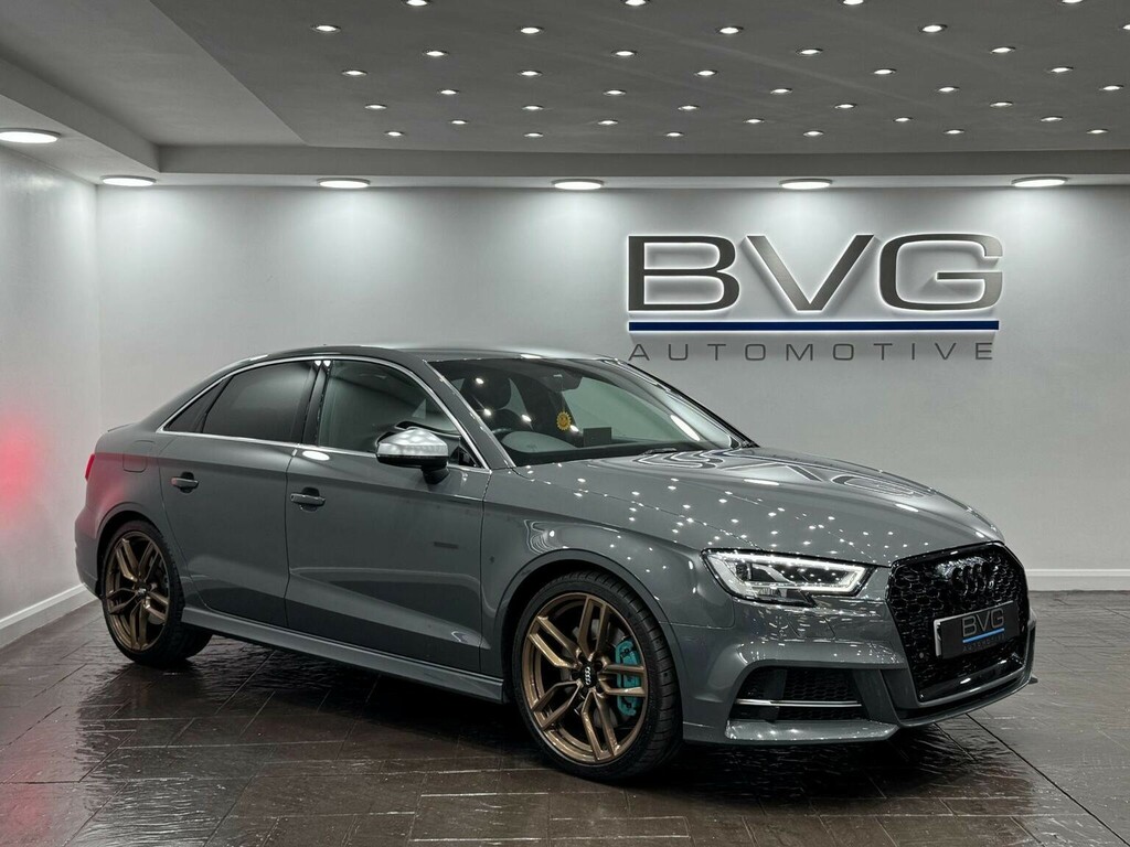 Audi S3 Saloon 2.0 Tfsi S Tronic Quattro Euro 6 Ss KM18TNE Grey