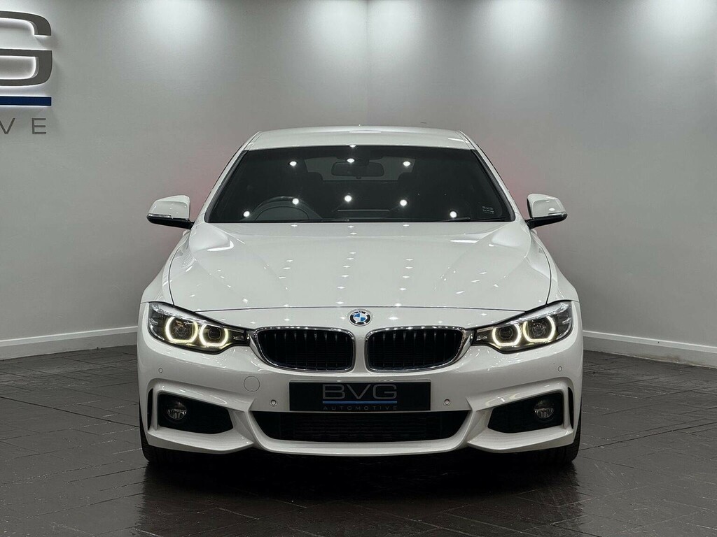 BMW 4 Series Gran Coupe Hatchback 2.0 420D M Sport Euro 6 Ss YV18AEZ White #2