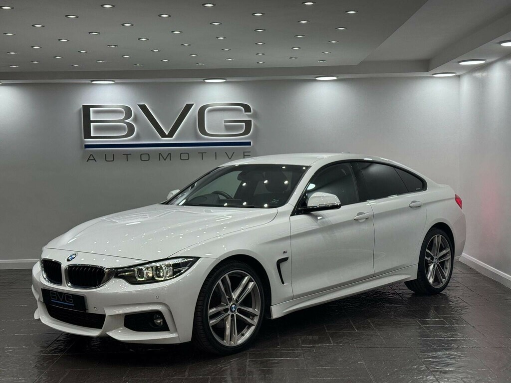 BMW 4 Series Gran Coupe Hatchback 2.0 420D M Sport Euro 6 Ss YV18AEZ White #3