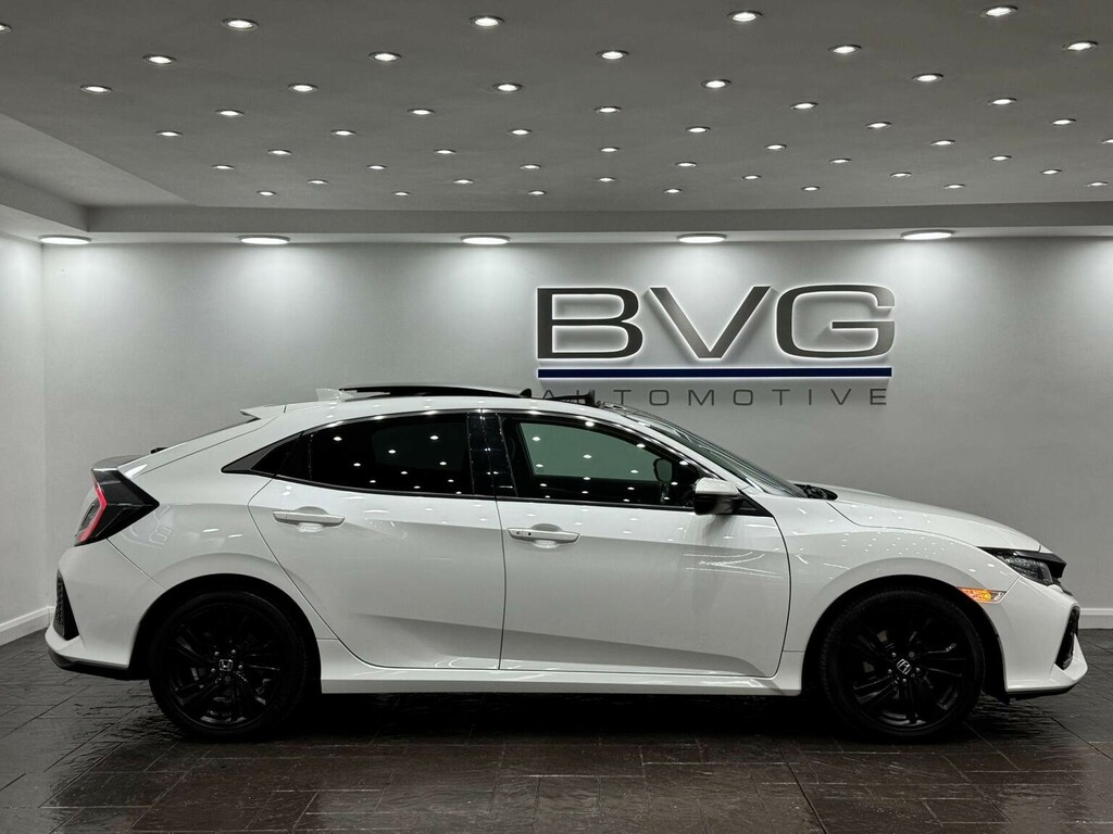 Honda Civic Hatchback 1.6 I-dtec Ex Euro 6 Ss 201 White #4