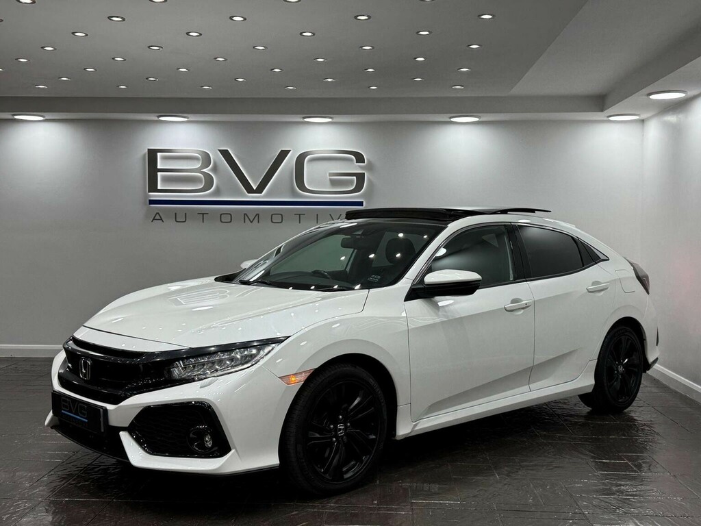 Honda Civic Hatchback 1.6 I-dtec Ex Euro 6 Ss 201 White #3