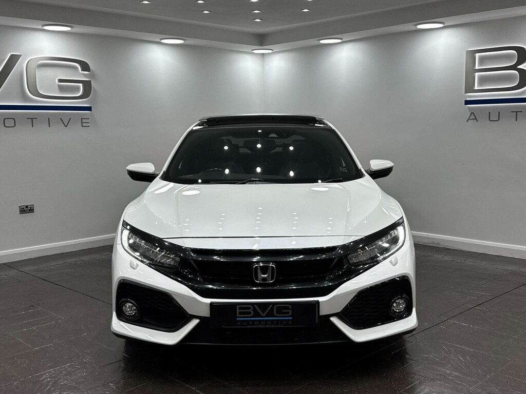 Honda Civic Hatchback 1.6 I-dtec Ex Euro 6 Ss 201 White #2