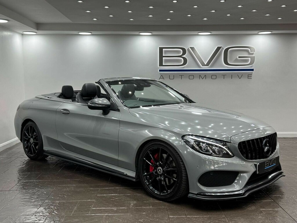Mercedes-Benz C Class Convertible 2.1 C250d Amg Line Cabriolet G-tronic Grey
