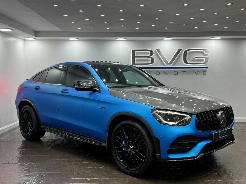 Mercedes-Benz GLC Class 3.0 Glc43 V6 Amg Premium Plus Coupe G-tronic 4M Blue