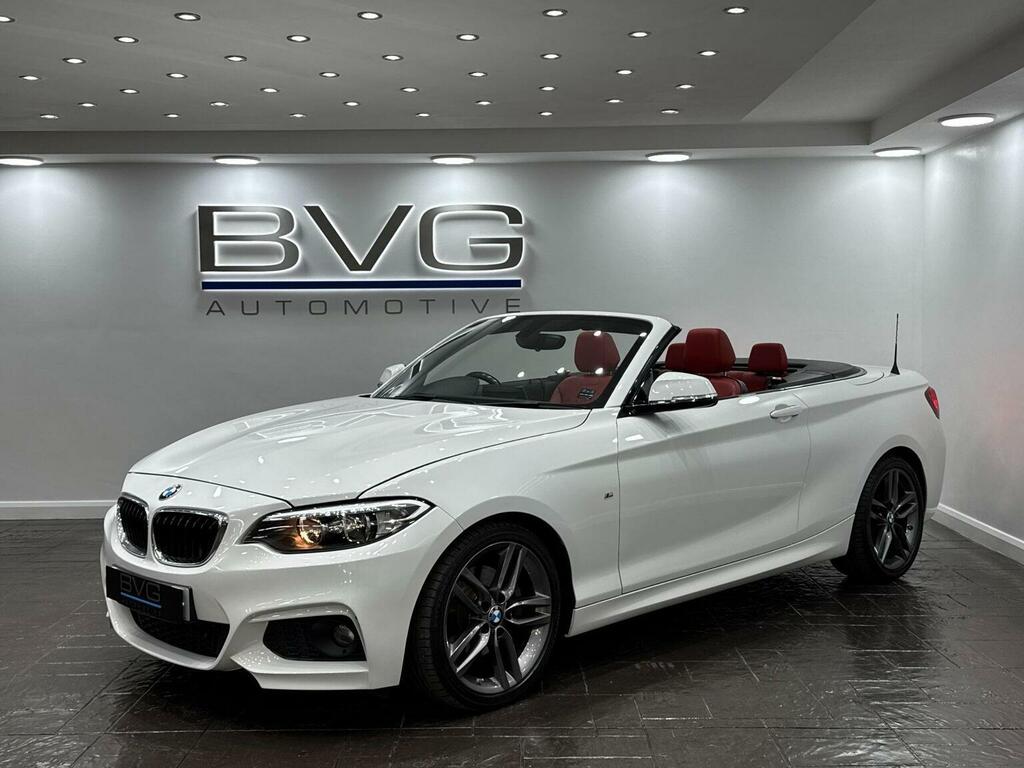 BMW 2 Series Convertible 2.0 220I M Sport Euro 6 Ss White #5