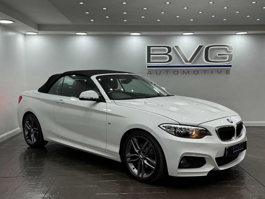 BMW 2 Series Convertible 2.0 220I M Sport Euro 6 Ss White #2