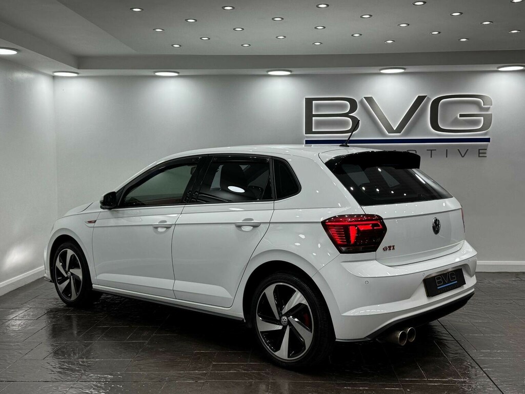 Volkswagen Polo Hatchback 2.0 Tsi Gti Dsg Euro 6 Ss 20181 YB18AYC White #6