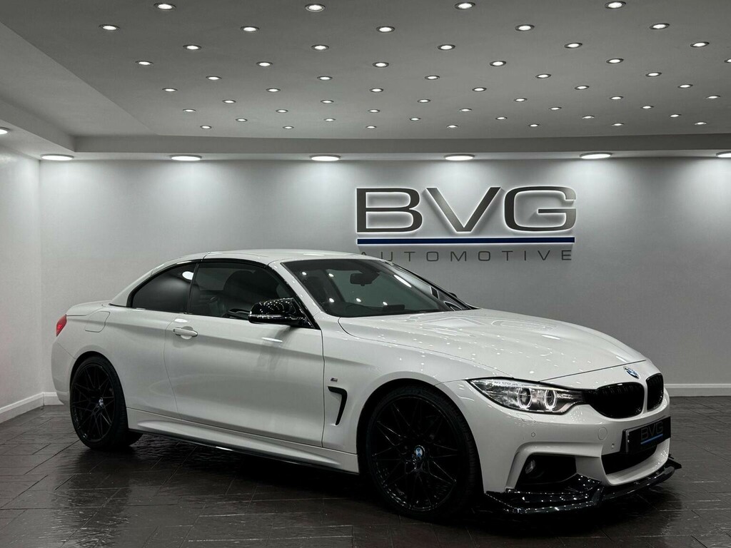 BMW 4 Series Convertible 2.0 420D M Sport Euro 6 Ss White #2