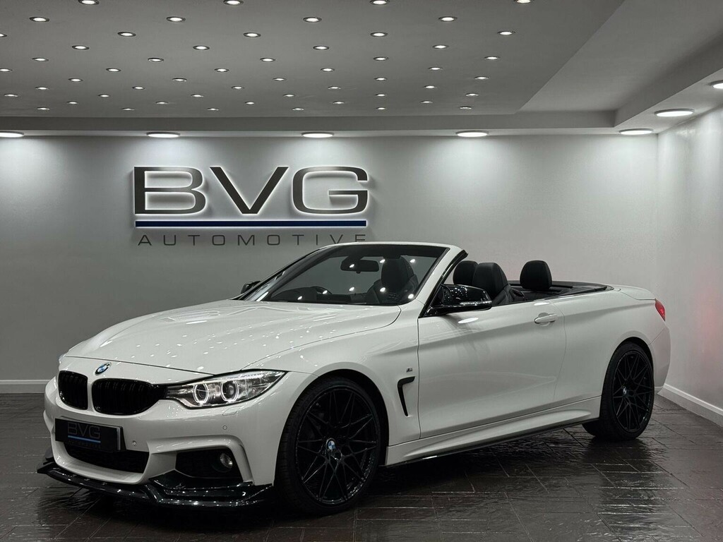 BMW 4 Series Convertible 2.0 420D M Sport Euro 6 Ss White #4