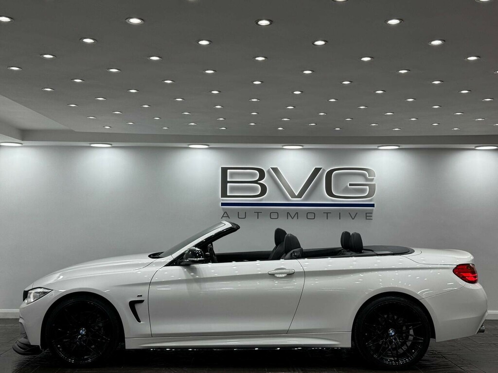 BMW 4 Series Convertible 2.0 420D M Sport Euro 6 Ss White #6