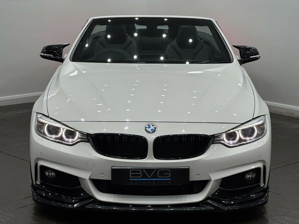 BMW 4 Series Convertible 2.0 420D M Sport Euro 6 Ss White #3