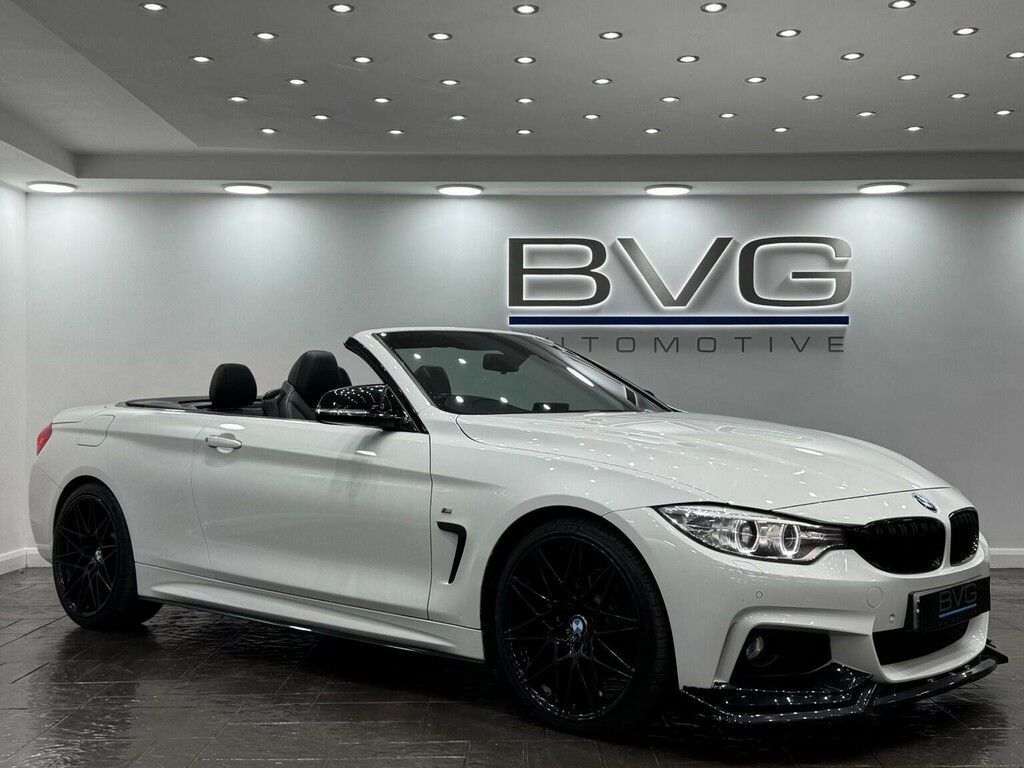 BMW 4 Series Convertible 2.0 420D M Sport Euro 6 Ss White