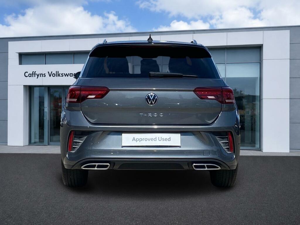 Volkswagen T-Roc 1.5 Tsi R-line Dsg Grey #4