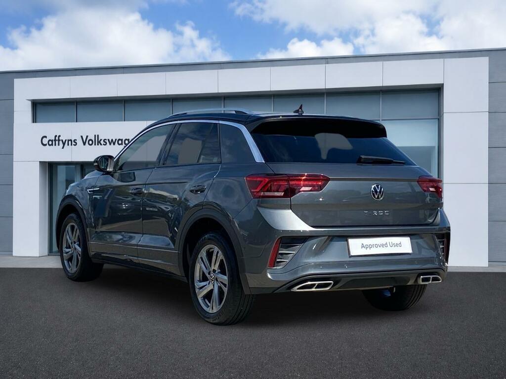Volkswagen T-Roc 1.5 Tsi R-line Dsg Grey #2