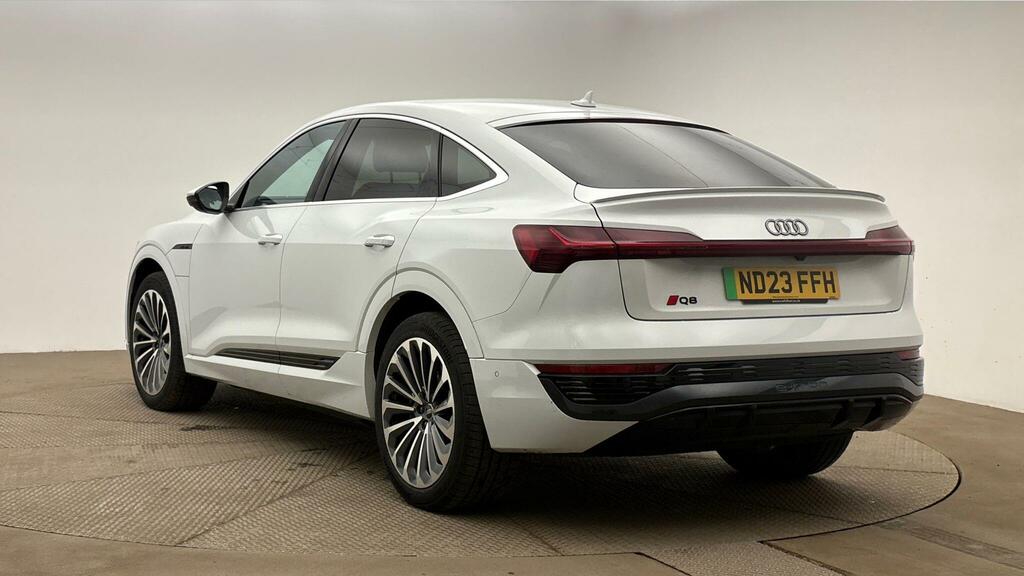 Audi Q8 e tron 55 S Line Sportback Quattro 114K White #2
