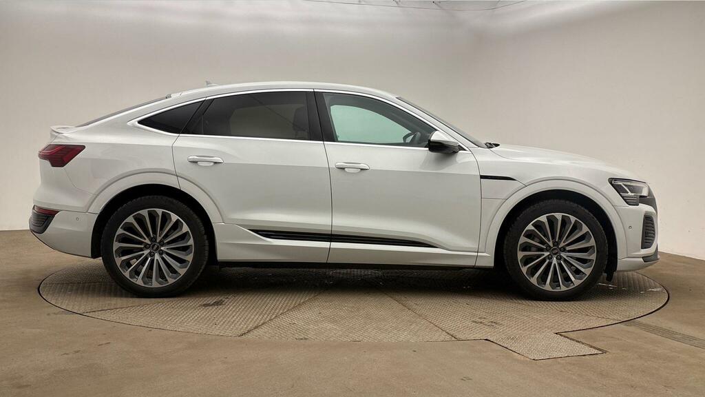 Audi Q8 e tron 55 S Line Sportback Quattro 114K White #3