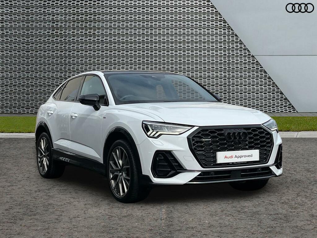 Audi Q3 2.0 Tfsi 40 Black Edition Sportback S Tronic Quatt White