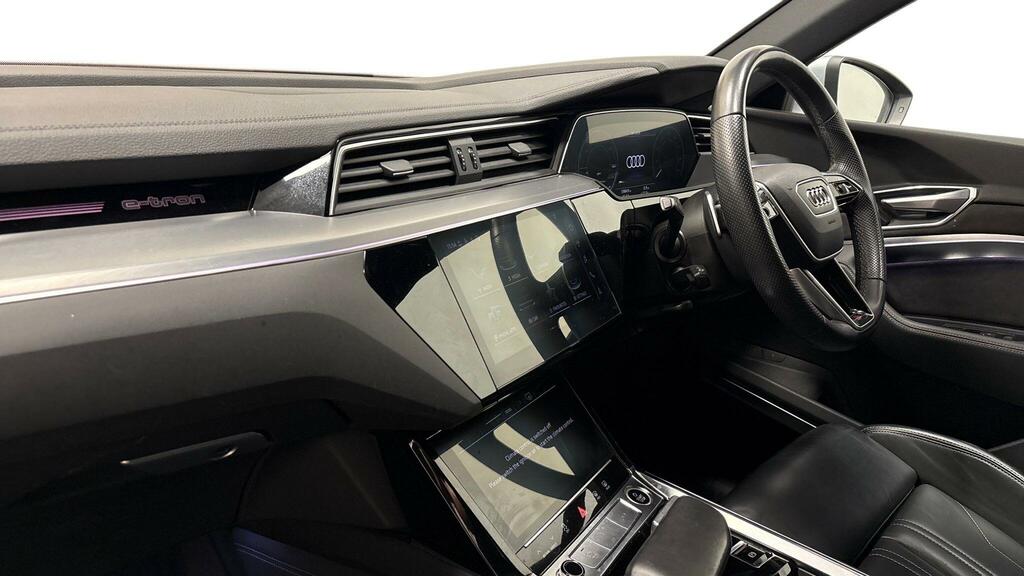 Audi E-tron 55 S Line Sportback Quattro 95Kwh BK21RKZ Silver #6