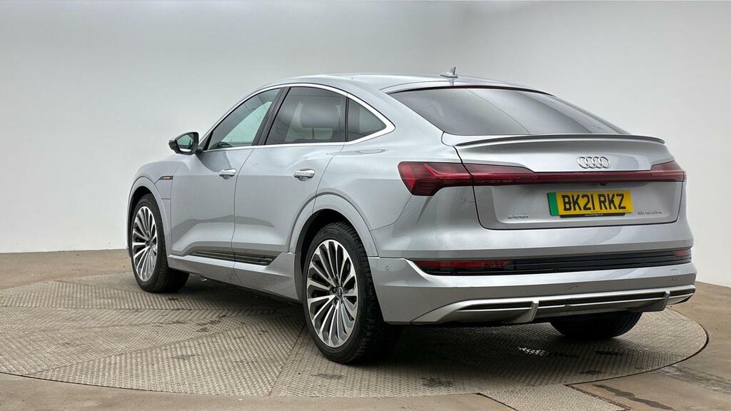 Audi E-tron 55 S Line Sportback Quattro 95Kwh BK21RKZ Silver #2