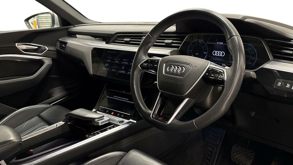 Audi E-tron 55 S Line Sportback Quattro 95Kwh BK21RKZ Silver #5