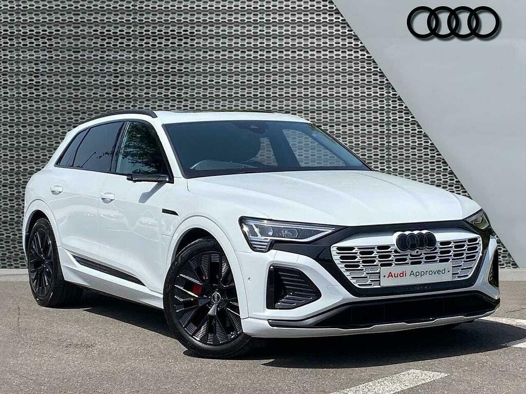 Audi Q8 e tron Launch Edition 55 E-tron Quattro 30000 Kw White