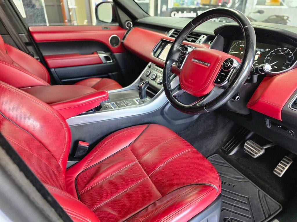 Land Rover Range Rover Sport 3.0 Sdv6 Hse Commandshift Sat Nav Ca Red #26