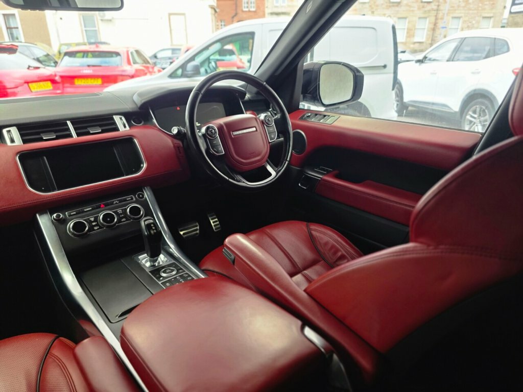 Land Rover Range Rover Sport 3.0 Sdv6 Hse Commandshift Sat Nav Ca Red #9