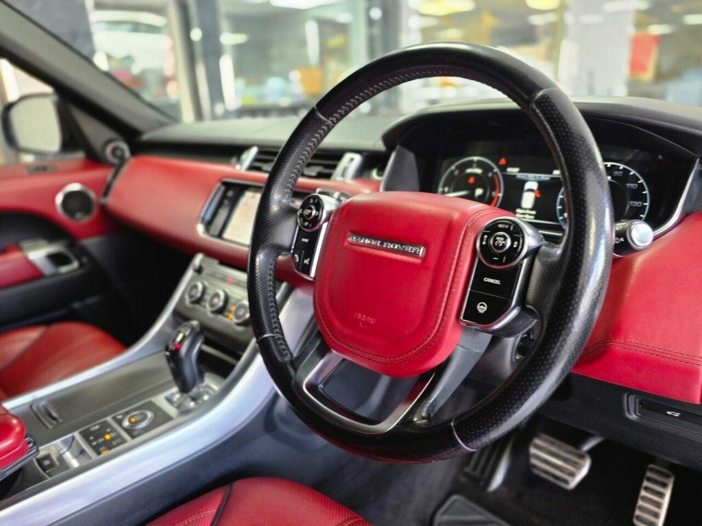 Land Rover Range Rover Sport 3.0 Sdv6 Hse Commandshift Sat Nav Ca Red #24