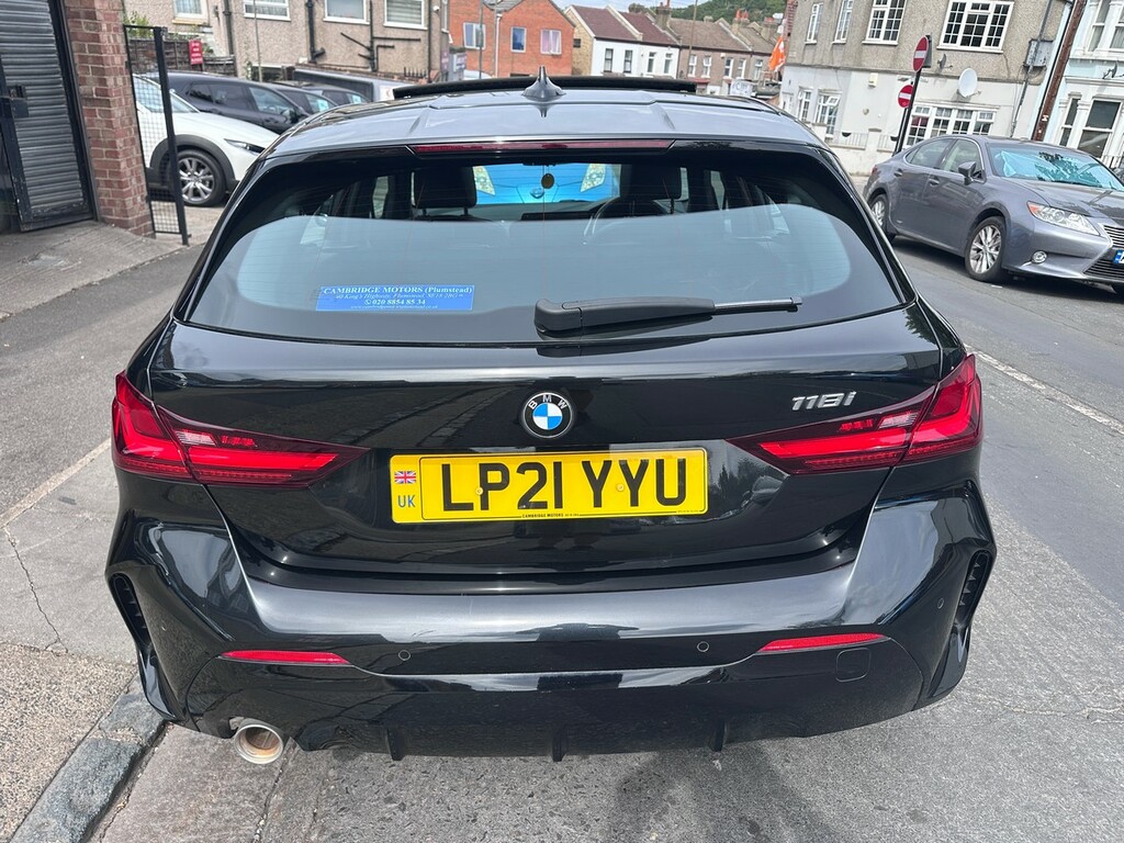 BMW 1 Series 1.5 118I M Sport Lcp Euro 6 LP21YYU Black #4