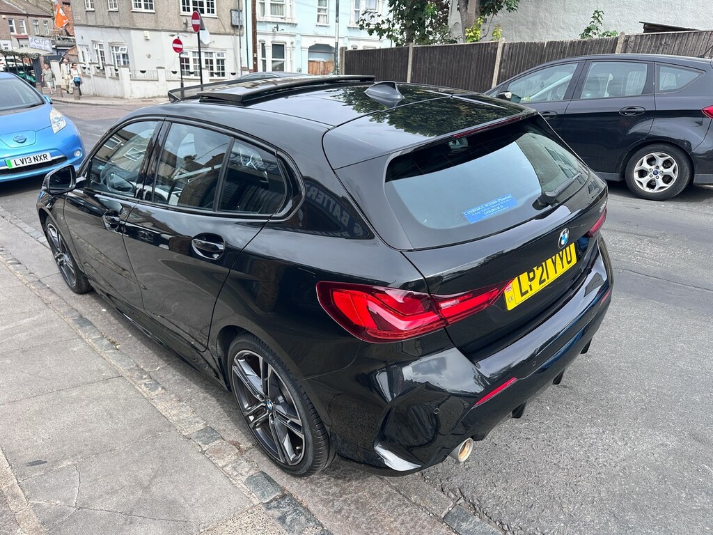 BMW 1 Series 1.5 118I M Sport Lcp Euro 6 LP21YYU Black #5