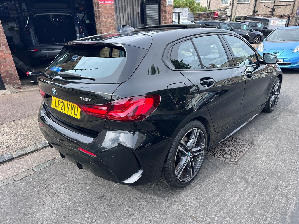 BMW 1 Series 1.5 118I M Sport Lcp Euro 6 LP21YYU Black #3