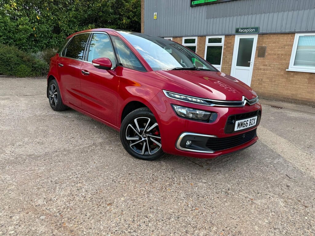 Citroen C4 Picasso 1.6 Bluehdi Flair Eat6 Euro 6 Ss MM66BZX Red