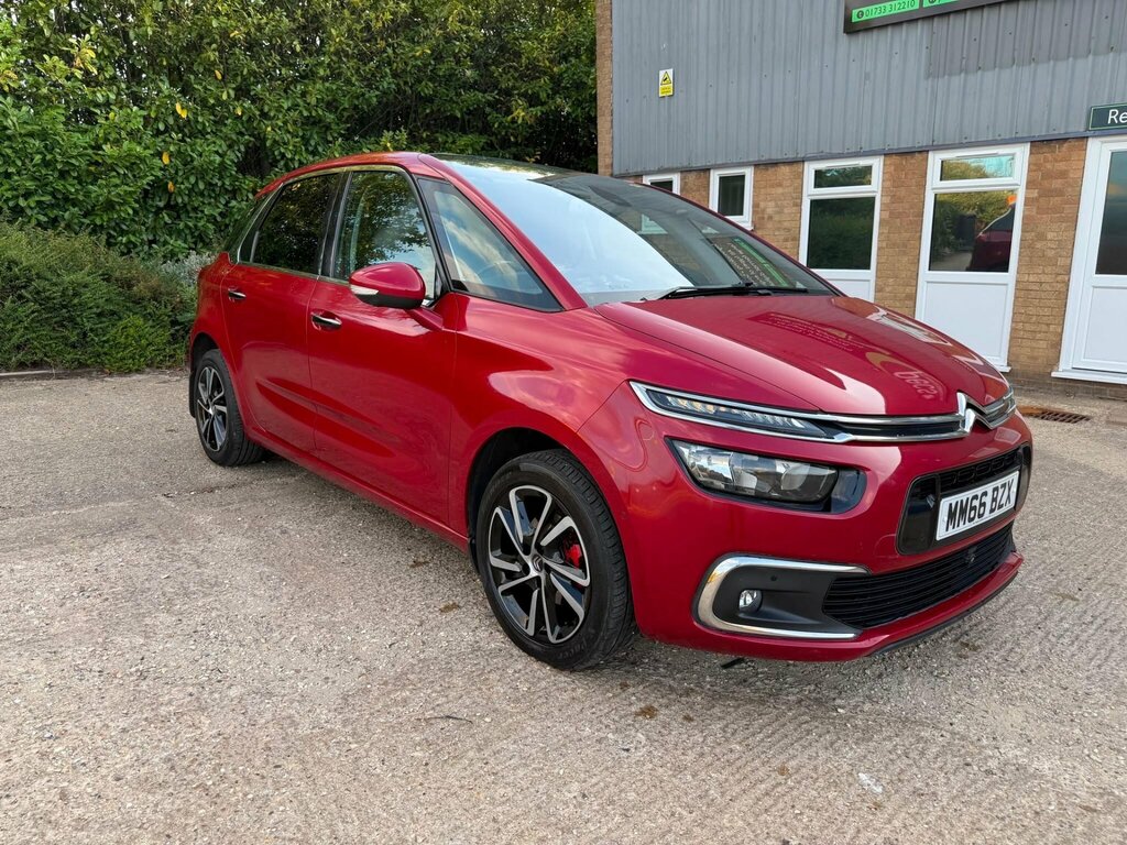 Citroen C4 Picasso 1.6 Bluehdi Flair Eat6 Euro 6 Ss MM66BZX Red #2