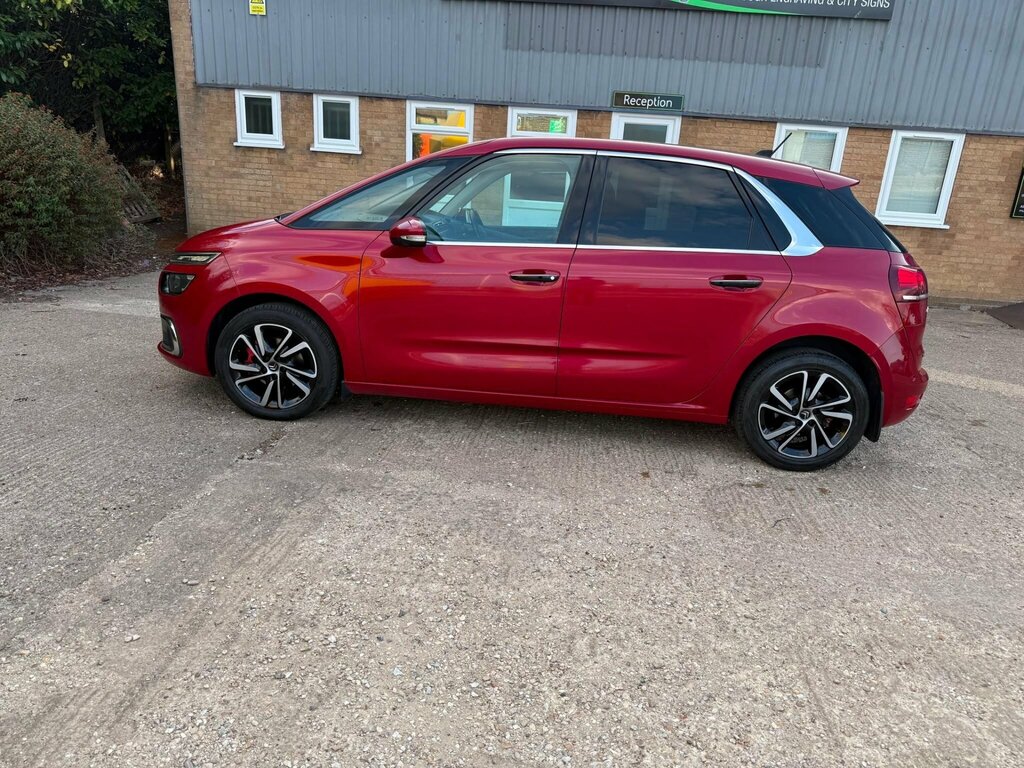 Citroen C4 Picasso 1.6 Bluehdi Flair Eat6 Euro 6 Ss MM66BZX Red #3