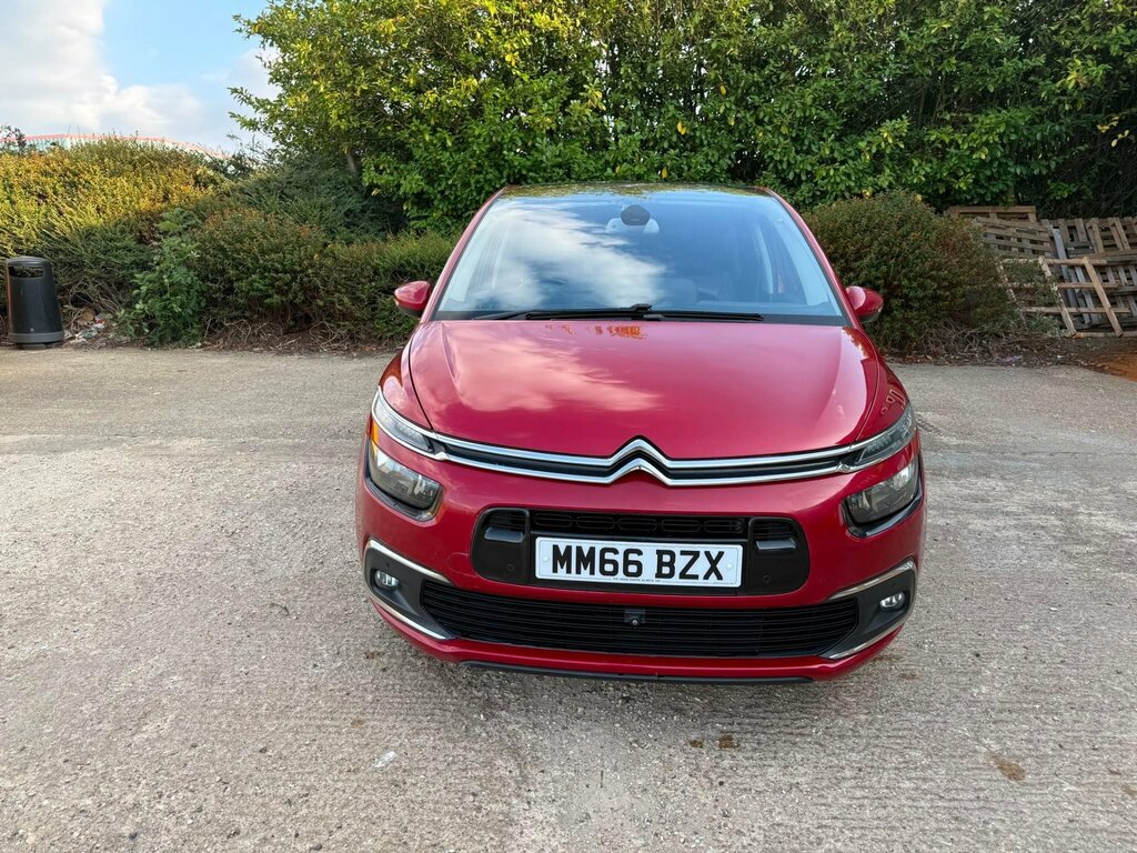 Citroen C4 Picasso 1.6 Bluehdi Flair Eat6 Euro 6 Ss MM66BZX Red #4