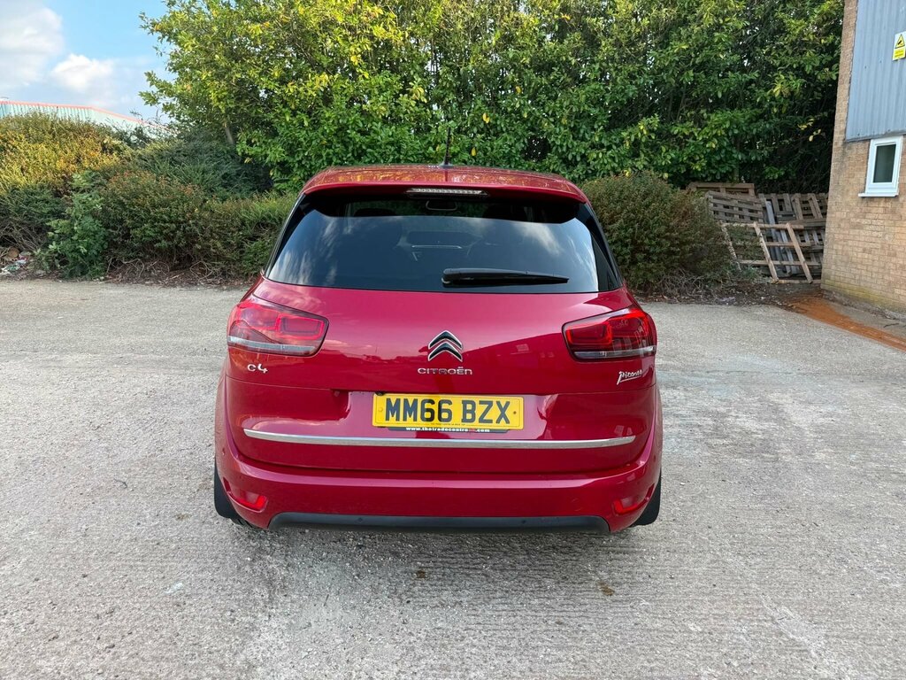 Citroen C4 Picasso 1.6 Bluehdi Flair Eat6 Euro 6 Ss MM66BZX Red #6