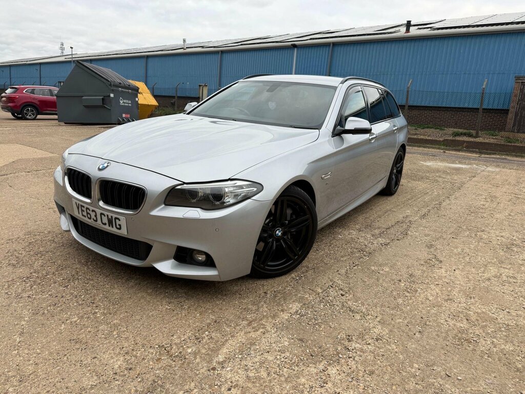 BMW 5 Series 2.0 525D M Sport Touring Euro 6 Ss Silver
