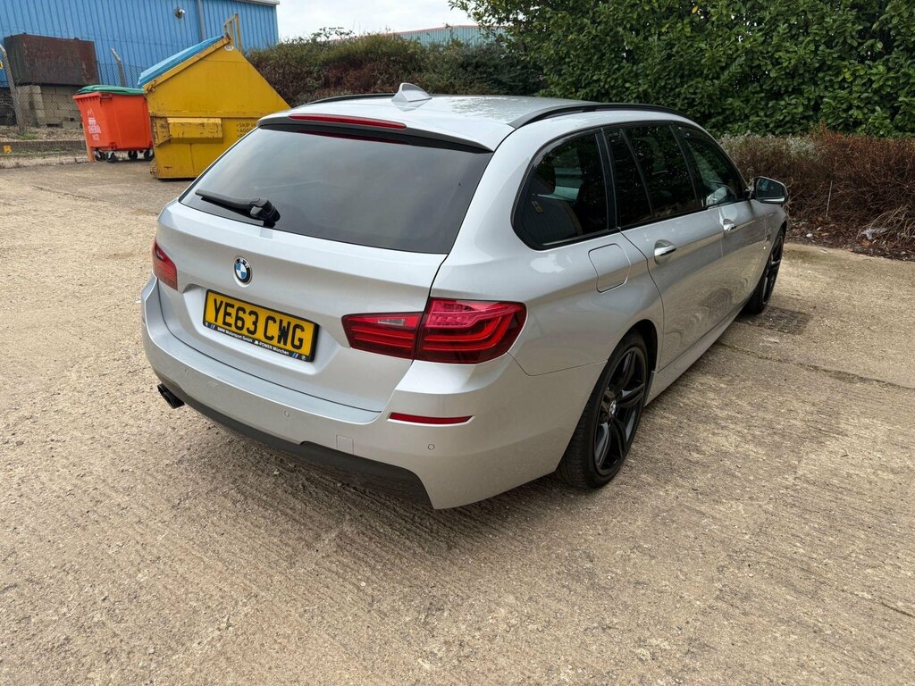 BMW 5 Series 2.0 525D M Sport Touring Euro 6 Ss Silver #6
