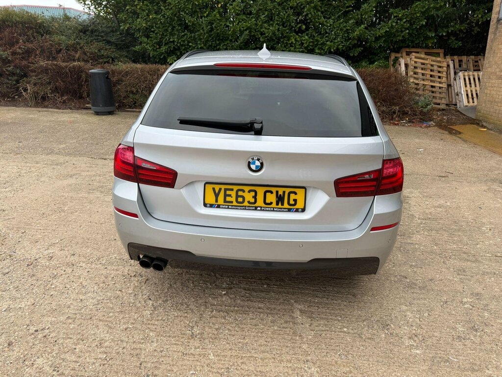 BMW 5 Series 2.0 525D M Sport Touring Euro 6 Ss Silver #5