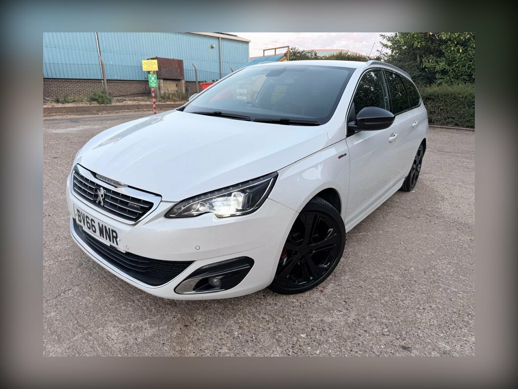 Peugeot 308 SW 2.0 Bluehdi Gt Line Euro 6 Ss White